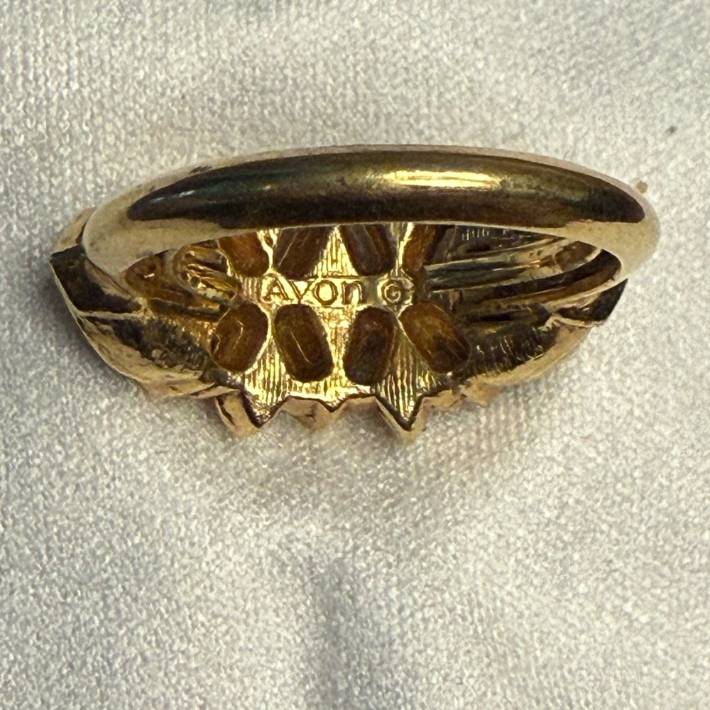 Avon 1973 Royal Occasion Smoky Topaz ring - Picture 12 of 13